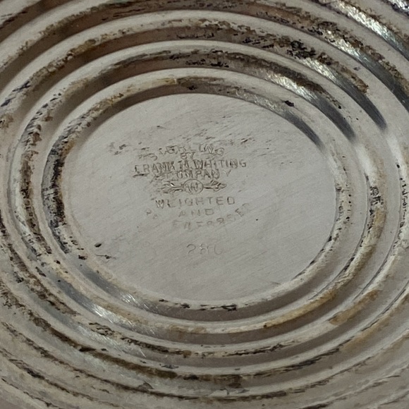 Frank M Whiting Sterling Silver 3 Arm Candelabra Vintage #280 Weighted - Picture 7 of 12